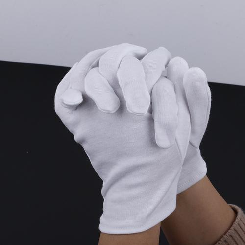 滌棉加厚作業(yè)手套與白色禮儀手套 專業(yè)防護(hù)，源頭直供